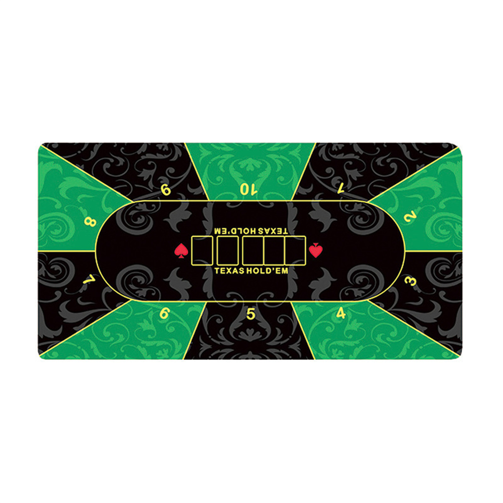 Gaming Desk Mat - Anti-slip Thicken Casino Texas Hold'em Table
