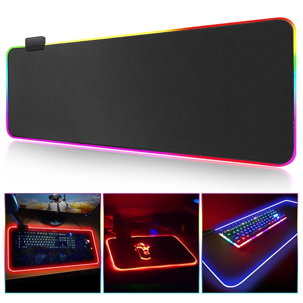Rgb Mousepad - LED Luminous Gaming Mouse Pad Large
