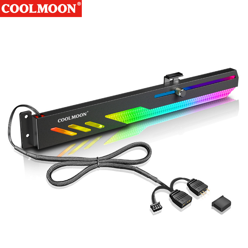 Pc Gaming Msi - COOLMOON GT8 Graphics Card Bracket 5V