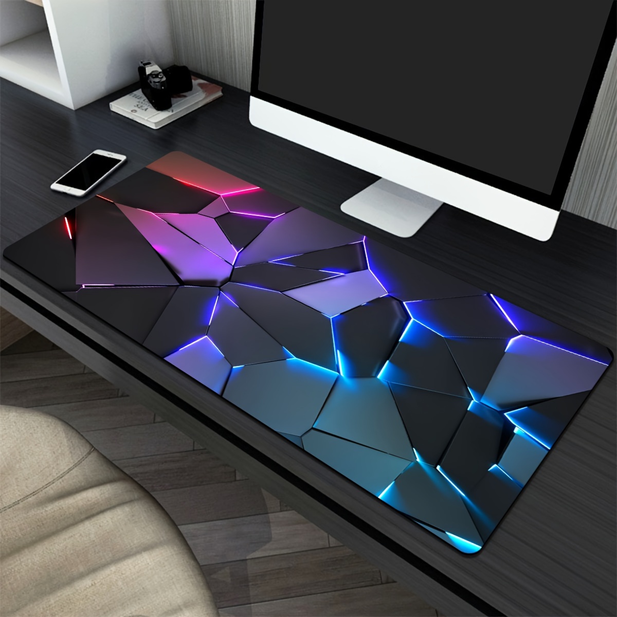 Rgb Mousepad - Line Geometry RGB Mouse pad large