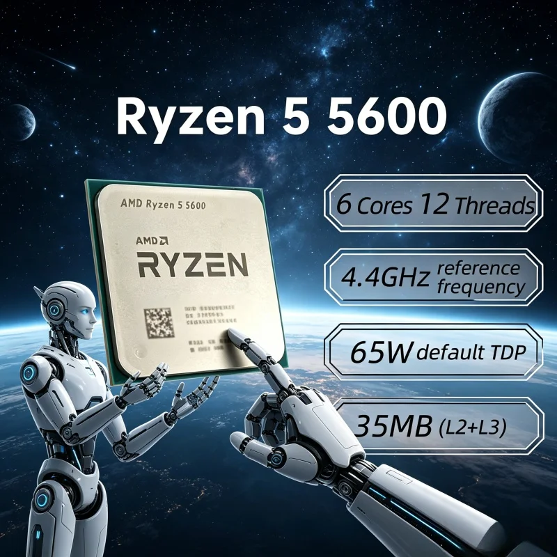 Pc Gaming New - New Arrival AMD R5 5600 3.5GHz