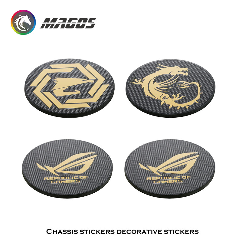 Pc Gaming Msi - Computer Case Fan Metal Sticker ROG