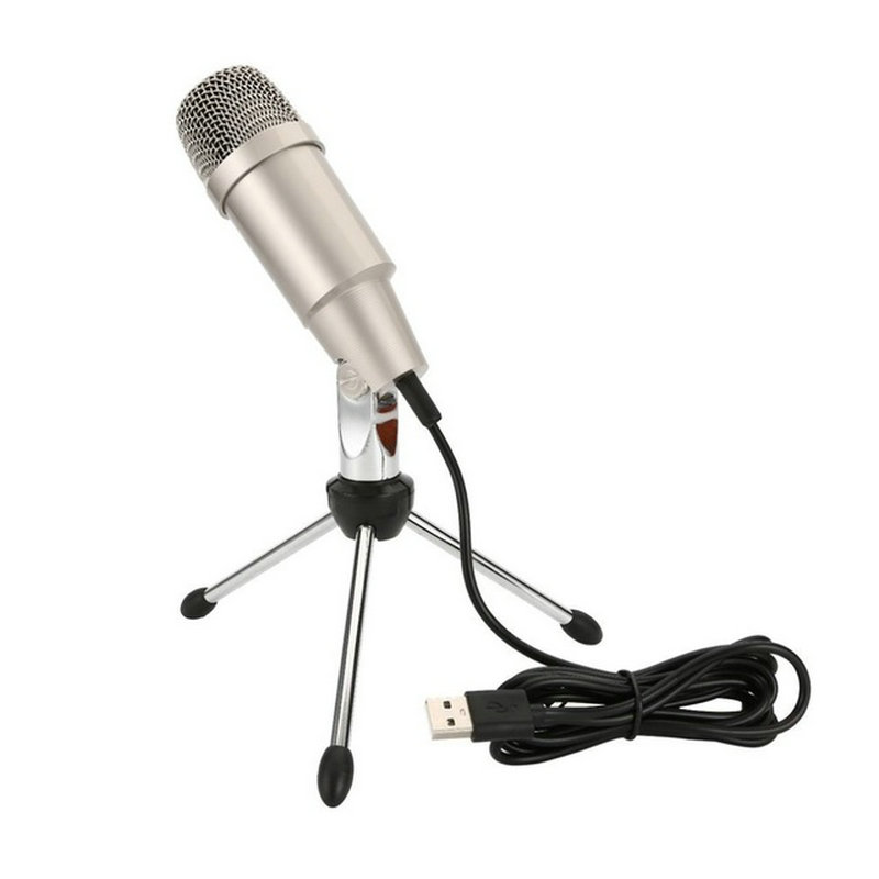 Pc Gaming Youtubers - Professional USB Condenser Microphone Metal Wired