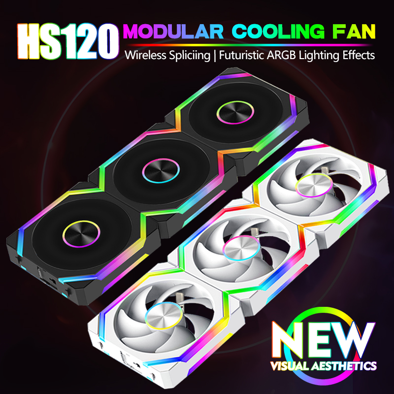 Pc Gaming Ff - JUMPEAK HS120 Halo ARGB Cooling Fan