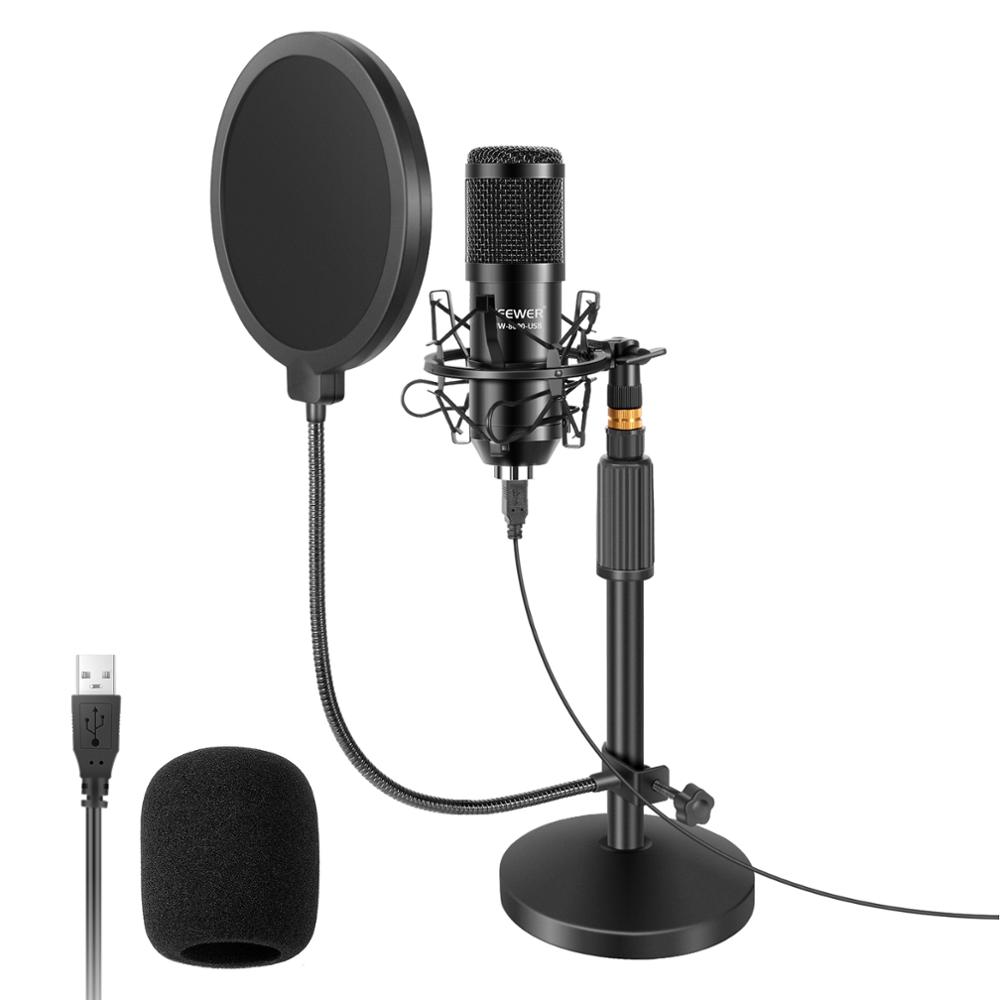 Pc Gaming Youtubers - Neewer USB Microphone Kit-Plug&Play Cardioid PC