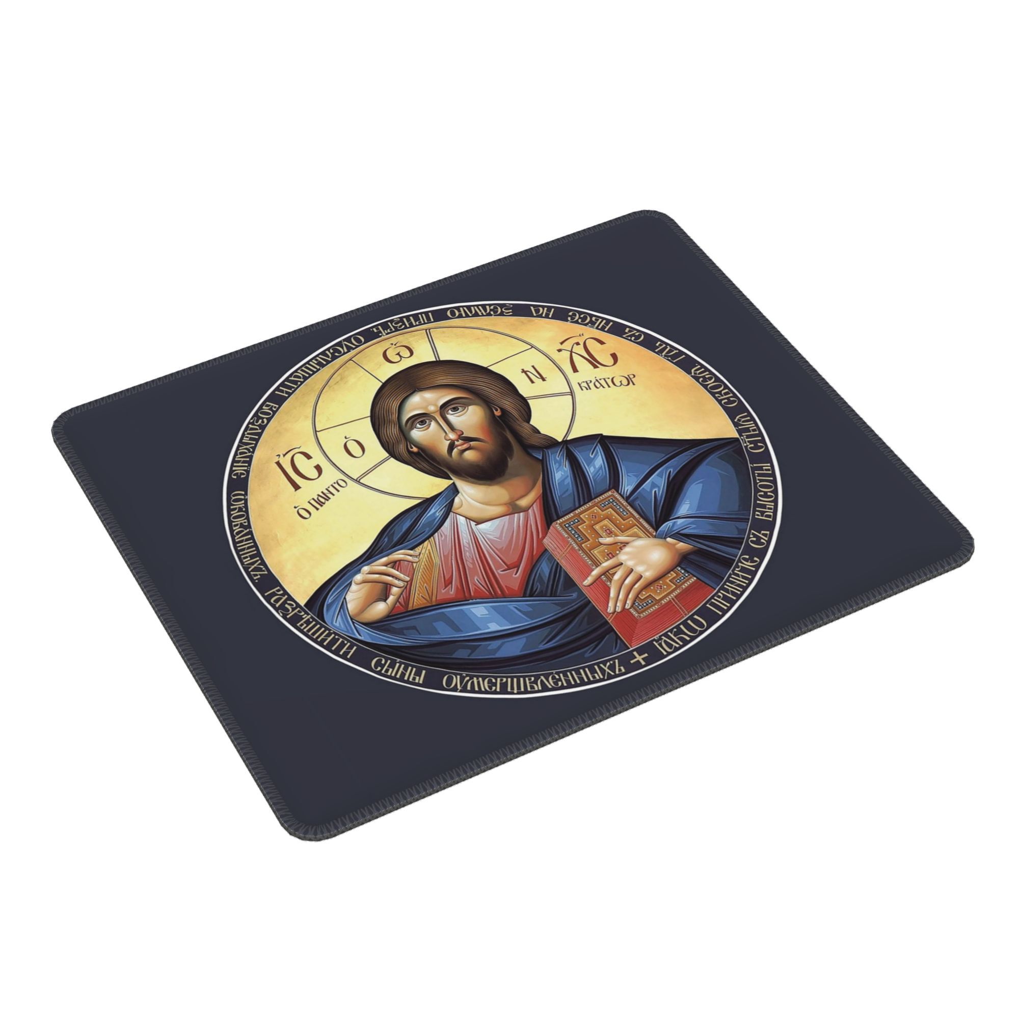 Pc Gaming Icon - Christ Pantocrator Orthodox Icon Mouse Pad