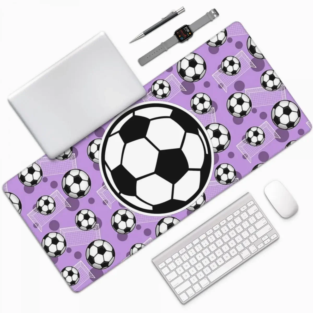 Pc Gaming Icon - Soccer Ball Football Icon Large Mouse