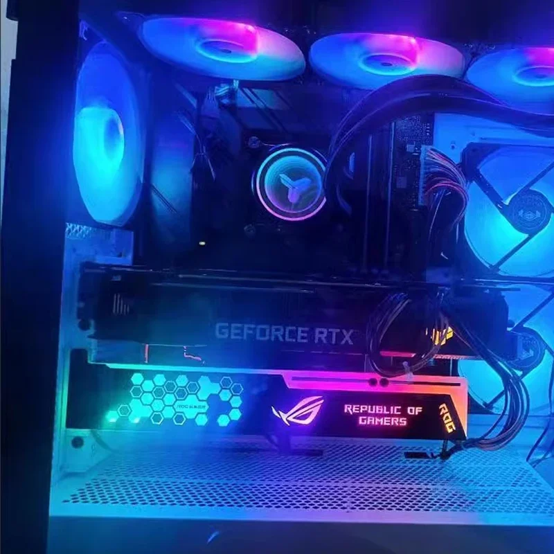 Pc Gaming Msi - 4090 VGA Holder 5V ARGB AURA