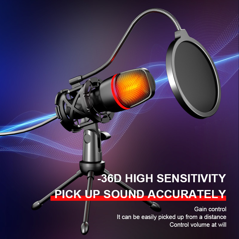 Pc Gaming Youtubers - Professional Gaming USB Cardioid Condenser Microphone