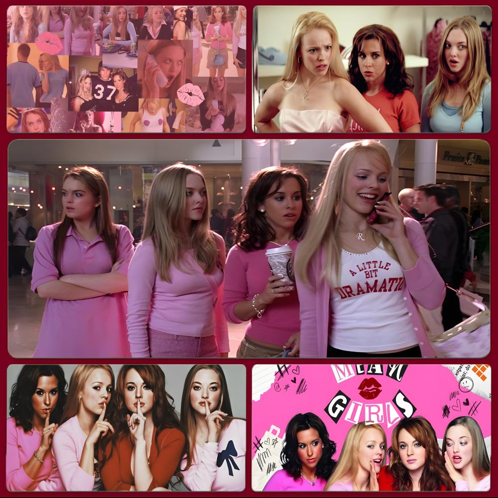 Pc Gaming Icon - Iconic Mean Girlss Mouse Pad Large