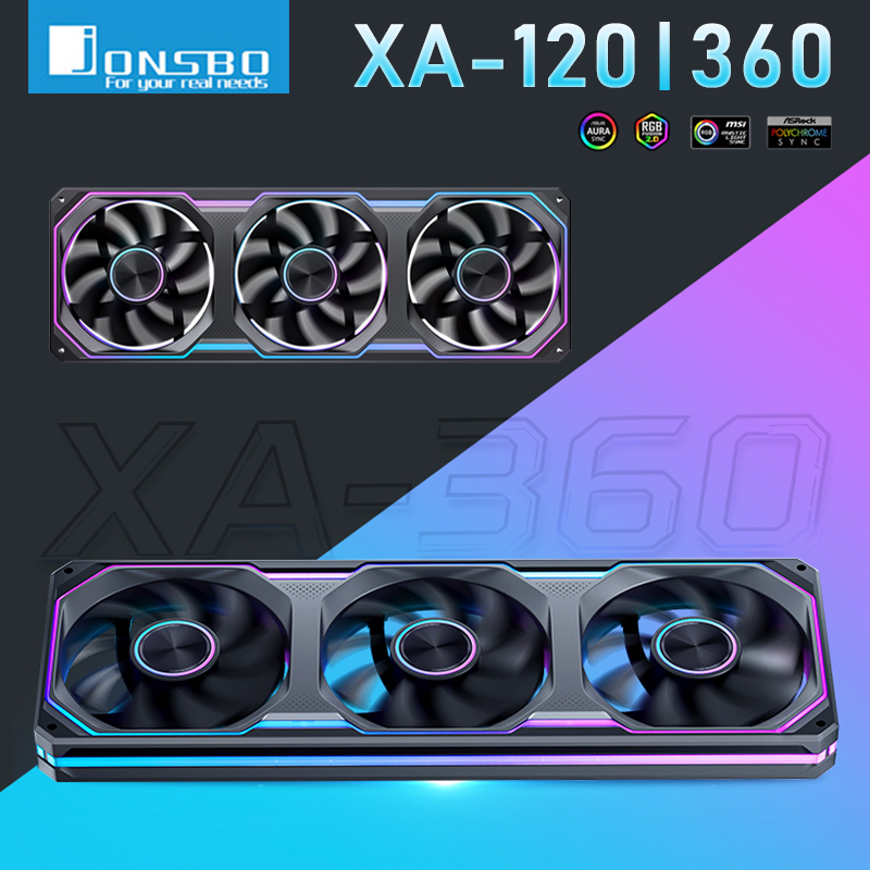 Pc Gaming Ff - Jonsbo XA-120/240/360 PC Case Fan Three