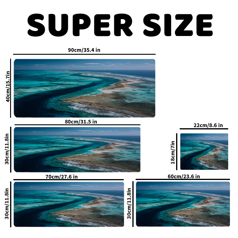 Large Custom Mouse pad 22x18-9 - Gaming Desk Mat review and price