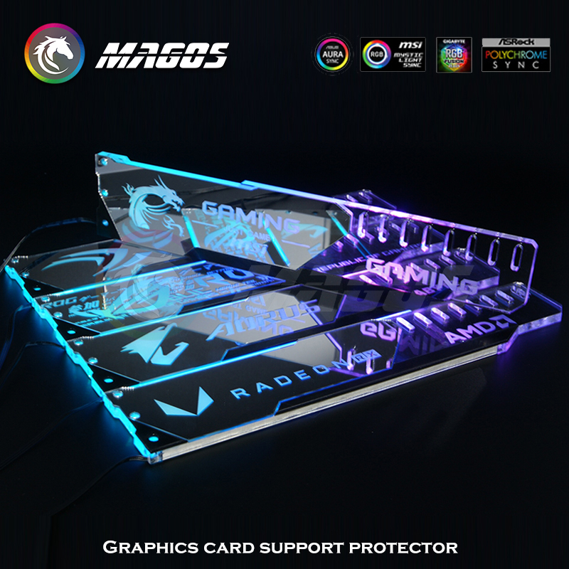 GPU Holder ARGB Silver Mirror  - Pc Gaming Msi review and price