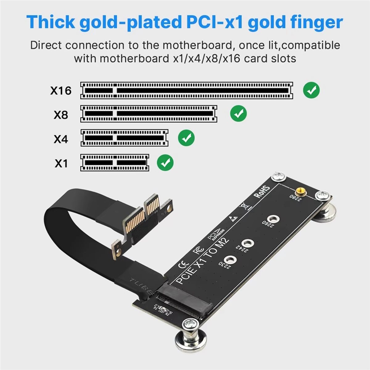 L77A PCI-E 3.0 X1 to M.2 NVMe  - Pcie Riser Cable review and price