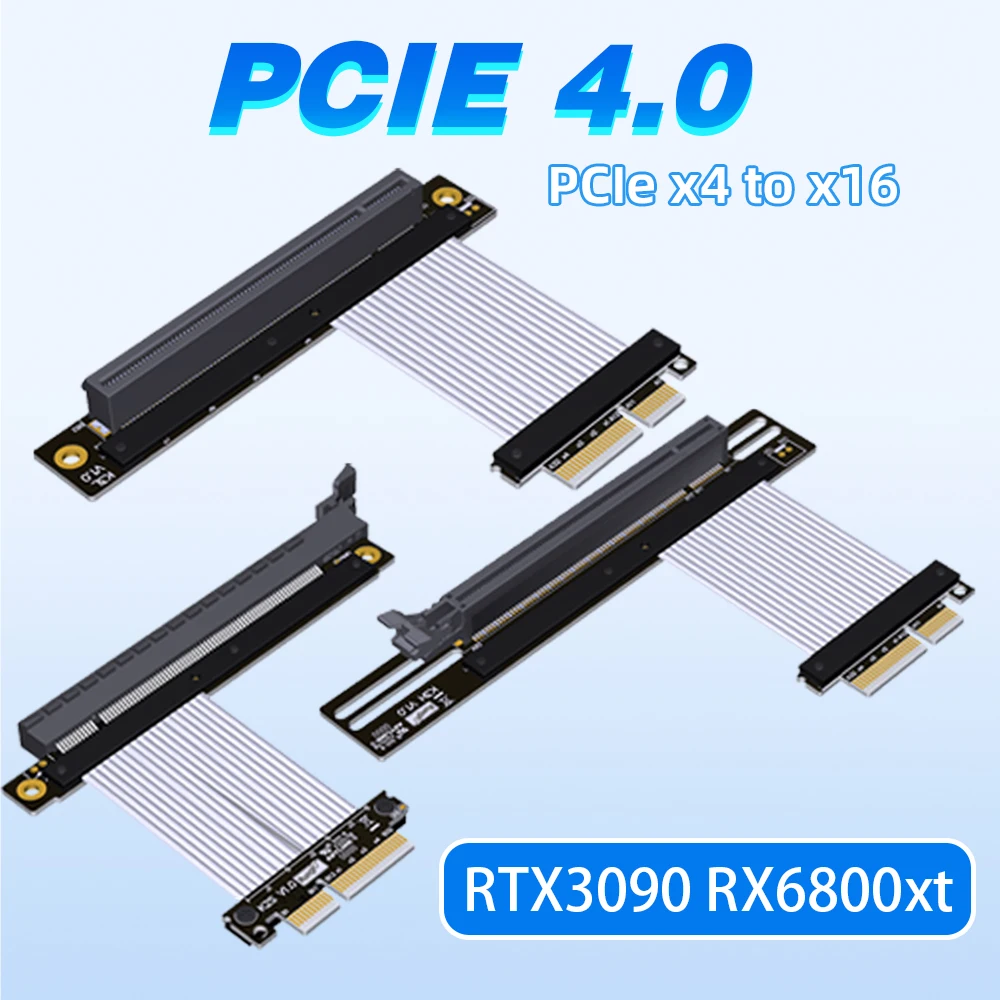 PCI Express 4.0 X4 To X16 RTX3 - Pcie Riser Cable review and price