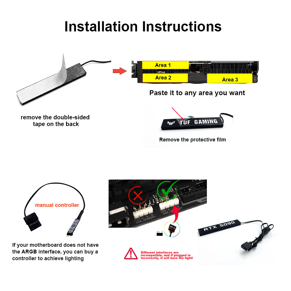 Video Card Lighting Panel For  - Pc Gaming Msi review and price