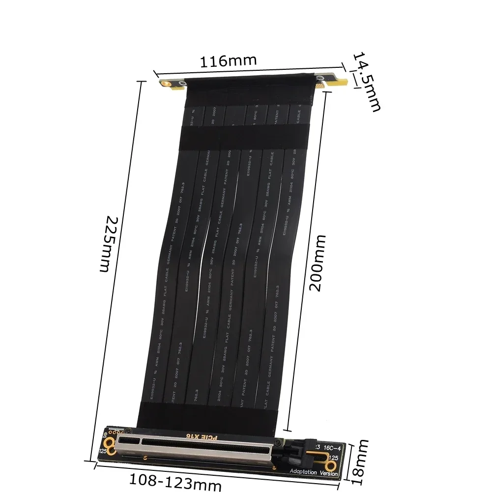 PCI Express X4 X8 X16 to X16 R - Pcie Riser Cable review and price