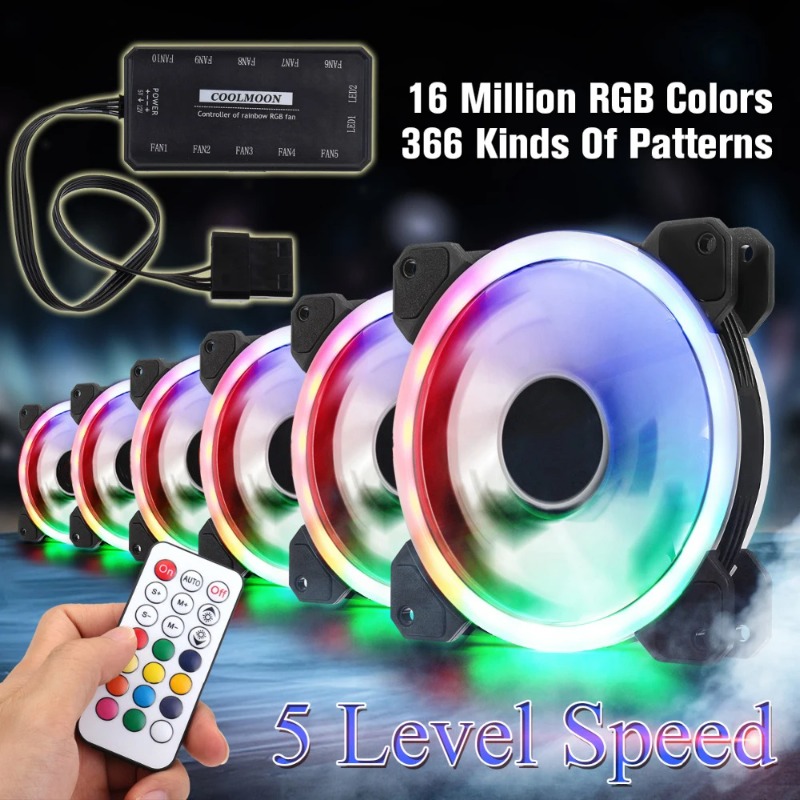 120mm RGB Quiet Adjustable PC  - Pc Gaming Ff review and price