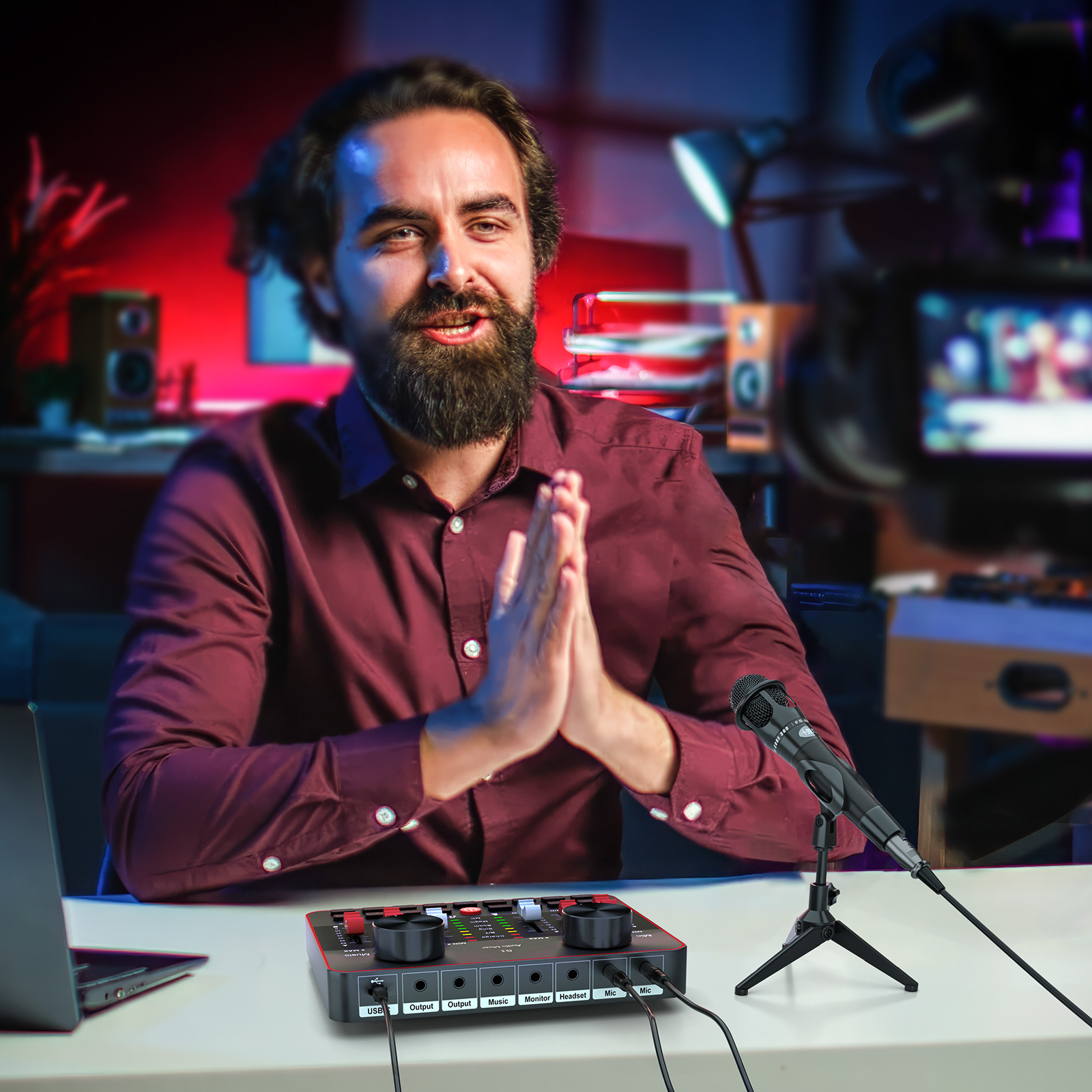 Tenlamp Podcast Equipment Bund - Pc Gaming Youtubers review and price