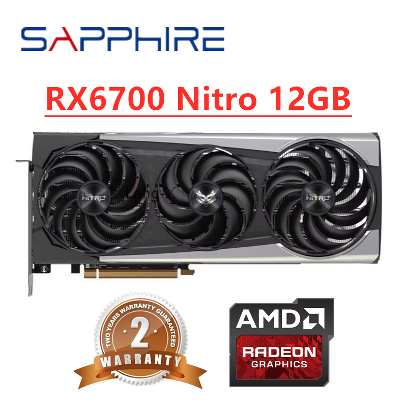 GPU Sapphire RX 6700 XT 6700XT - Pc Gaming Ff review and price