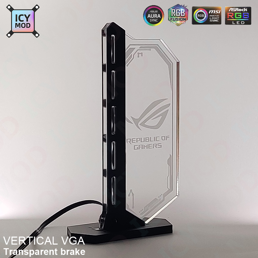 Transparent Vertical GPU Suppo - Pc Gaming Nvidia 4090 review and price