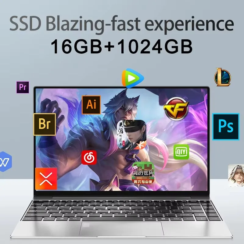 New Ultra Slim Laptop 15.6 16G - Pc Gaming New review and price