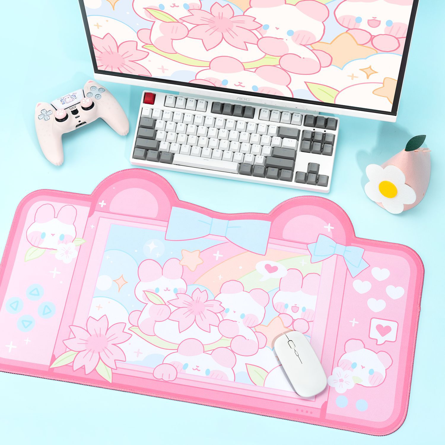 Extra Large Kawaii Gaming Mous - Gaming Desk Mat review and price