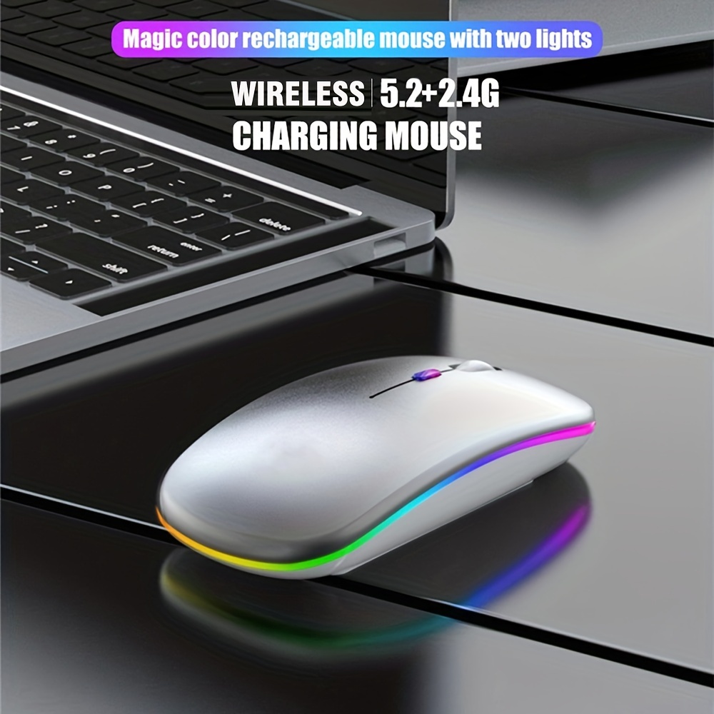 Wireless Mouse RGB Rechargeabl - Pc Gaming Handheld review and price