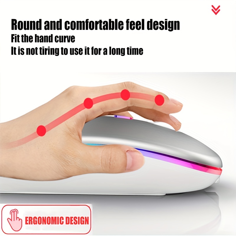 Wireless Mouse RGB Rechargeabl - Pc Gaming Handheld review and price