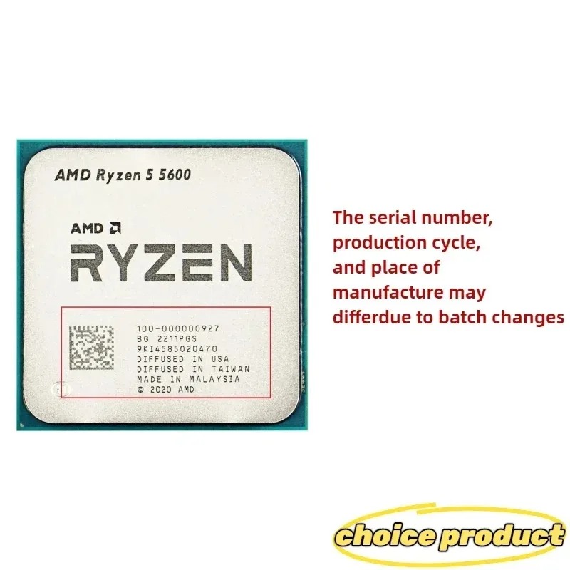 LGA AM4 AMD Ryzen 5 R5 5600 10 - Pc Gaming New review and price