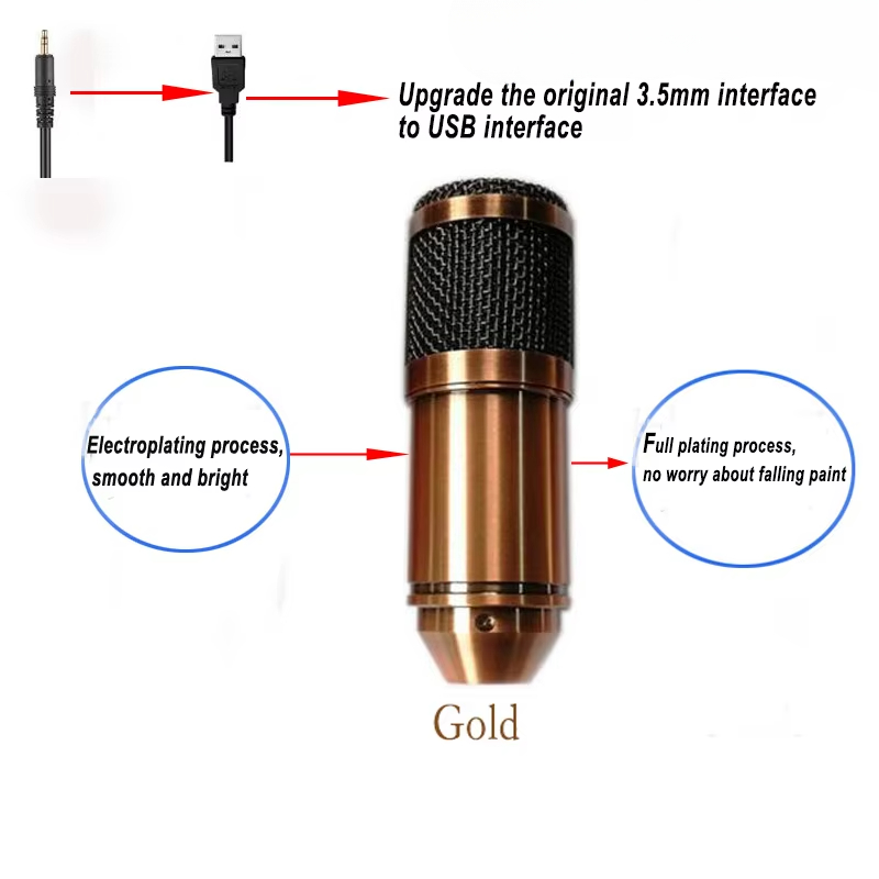 USB Condenser Microphone bm-80 - Pc Gaming Youtubers review and price