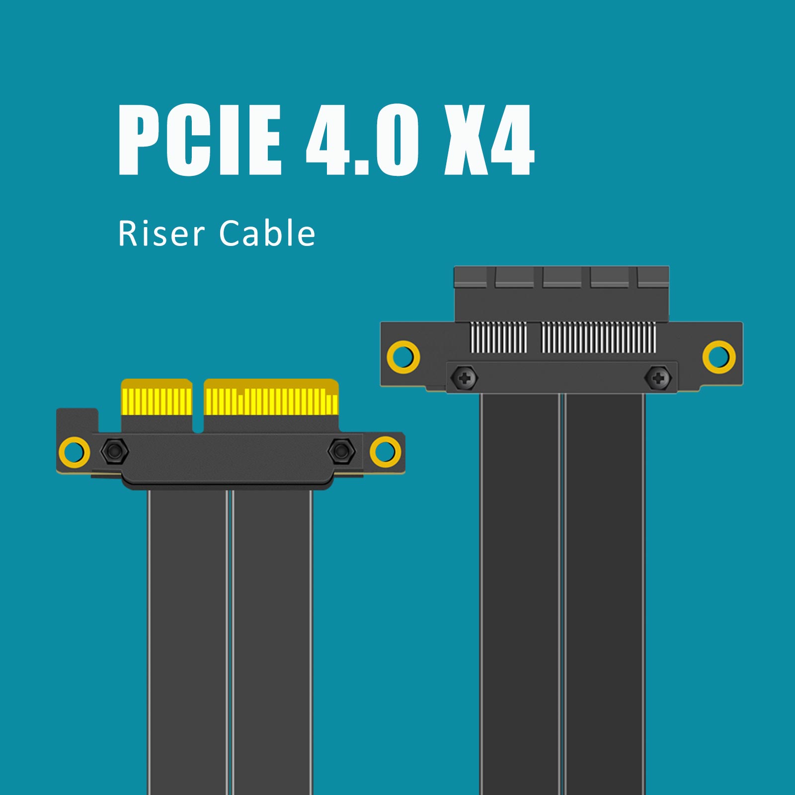 PCIe 4.0 X4 Riser Cable, 180 D - Pcie Riser Cable review and price