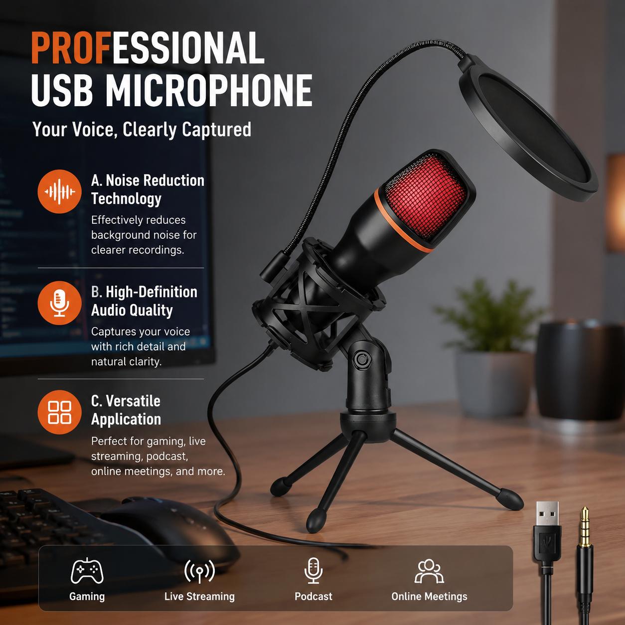 Professional Gaming USB Cardio - Pc Gaming Youtubers review and price