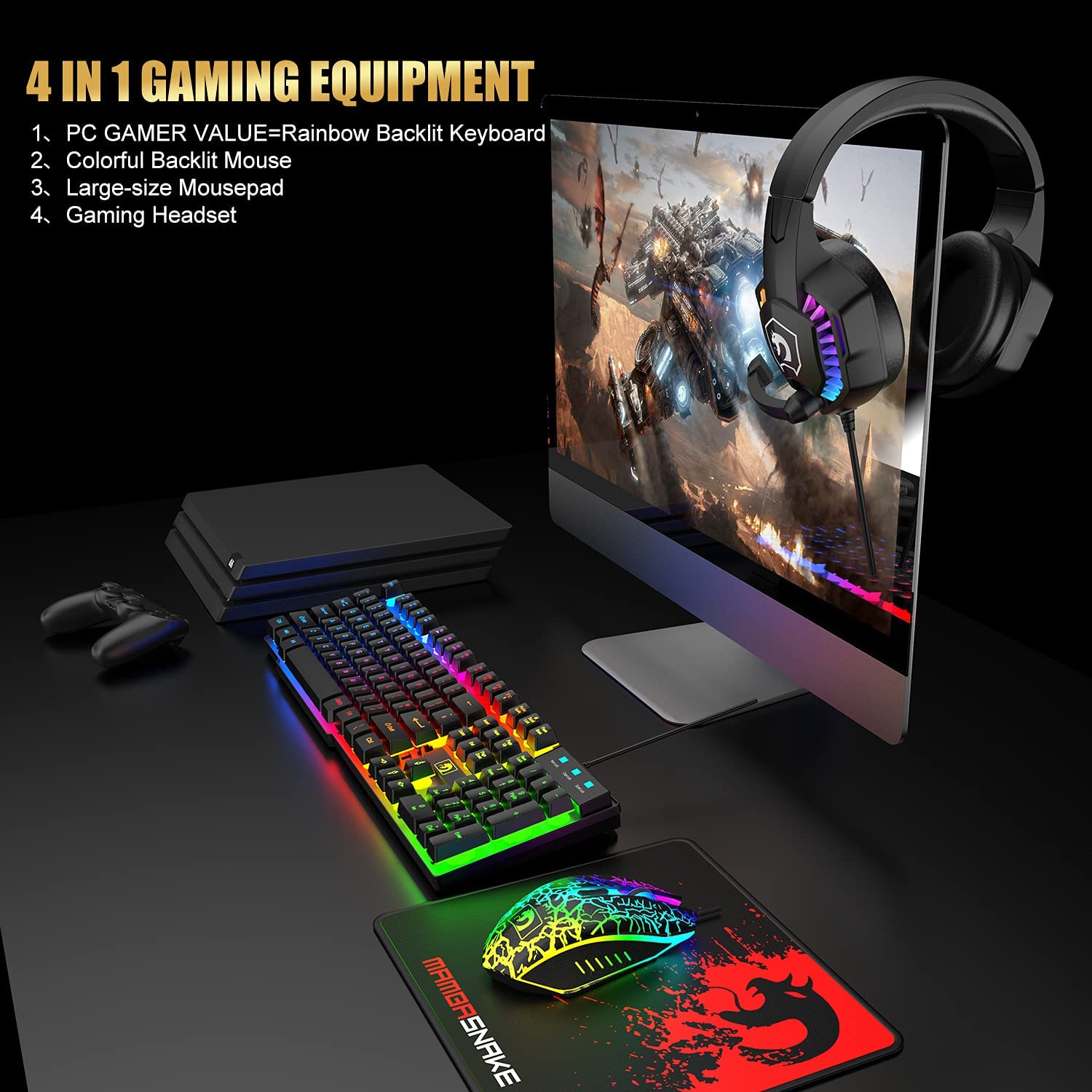 MAMBASNAKE X ZIYOULANG T11 UK  - Rgb Mousepad review and price